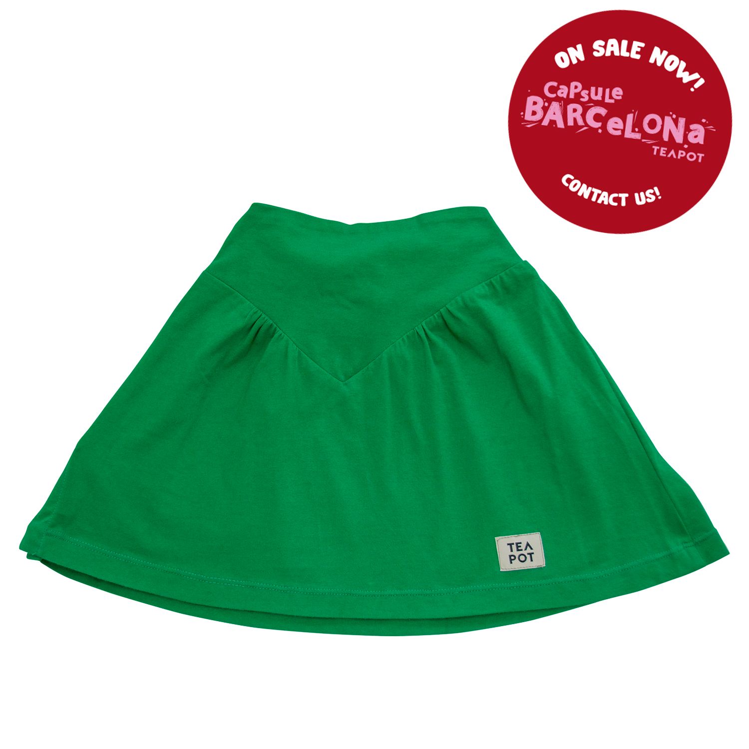 Falda verde Barcelona Capsule
